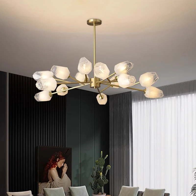 Tulip Dining room Pendant Lamp- Hanging Chandelier- Living Room - Image 2