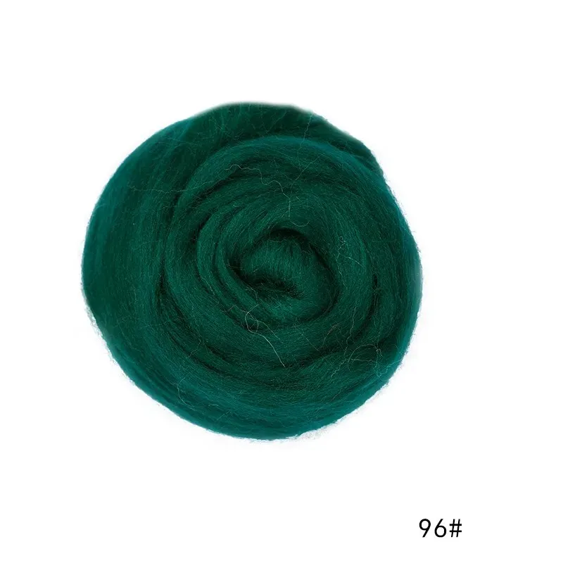 100g/50g Soft Felting Wool Fiber- Many Colors; Light on Blues - Image 10