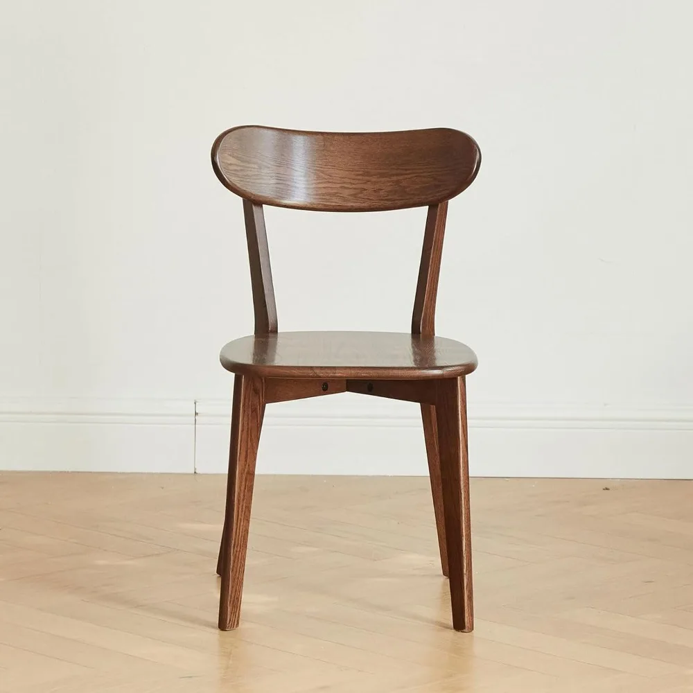 Set of 4 -Dining Chairs- Made of Solid Walnut Wood - Image 4