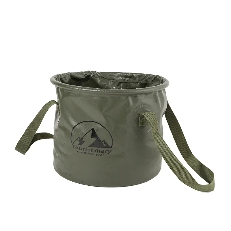 1pc Portable Bucket- Outdoor, Foldable, Waterproof Sink for Camping ,Fishing, Storage, etc. - Image 7