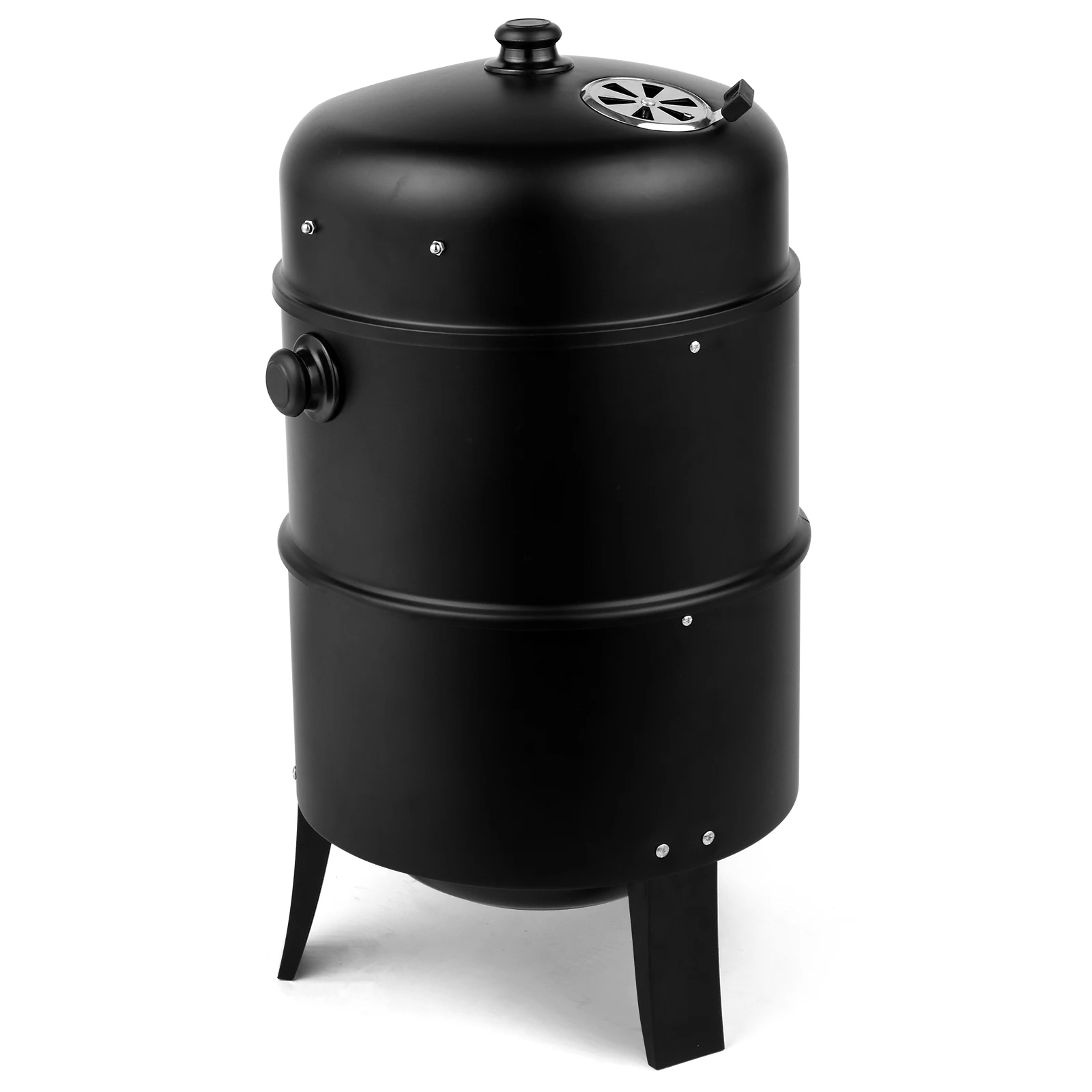 80*41*48-cm Iron Spray Smoker-Carbon Grill- Black - Image 6