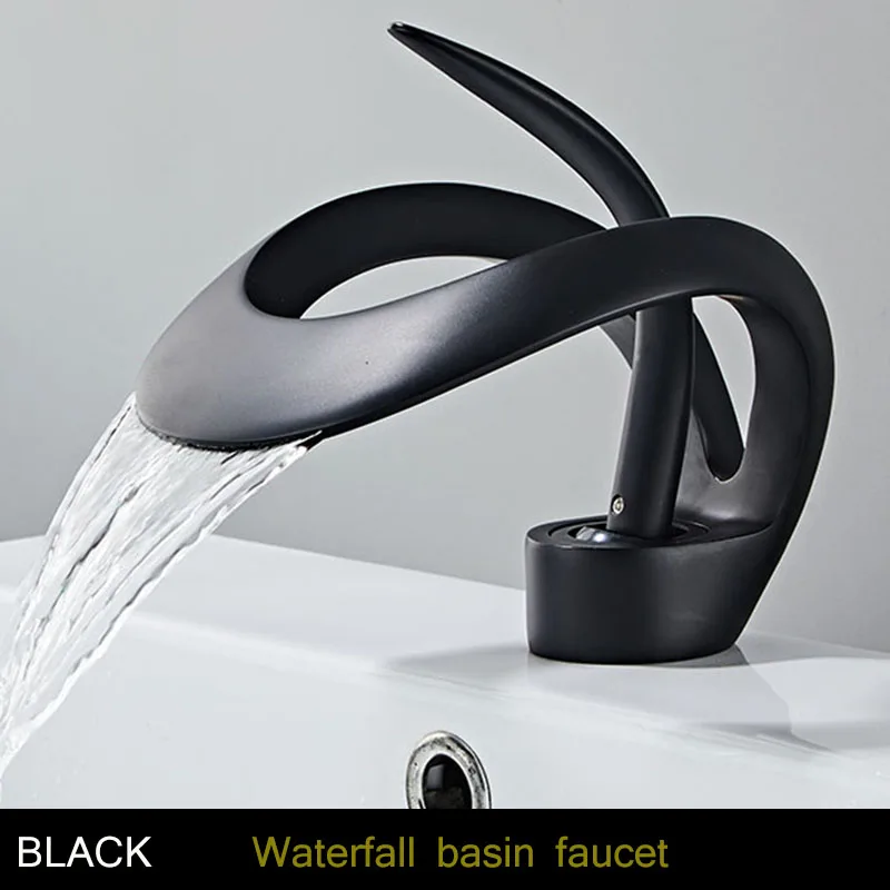 Basin Faucet Mixer Tap- Hot & Cold Waterfall Basin Faucet- Multiple Choices - Image 8