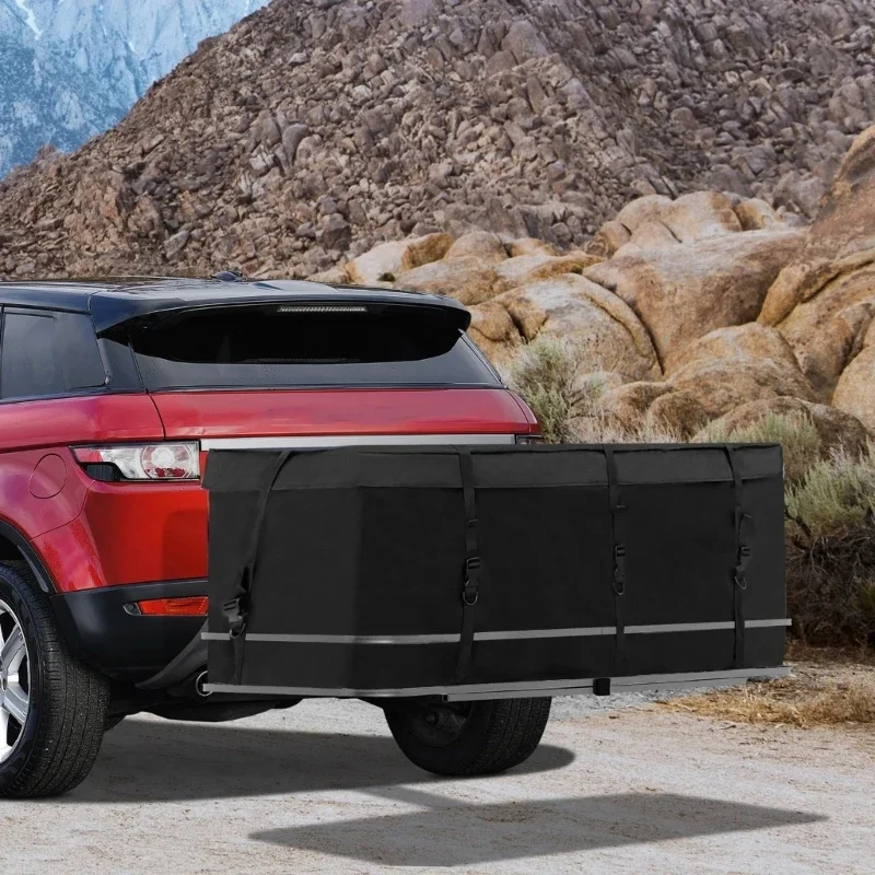 Hitch Cargo Carrier Bag- Waterproof- Hitch Mount, Heavy-Duty Cargo Bag