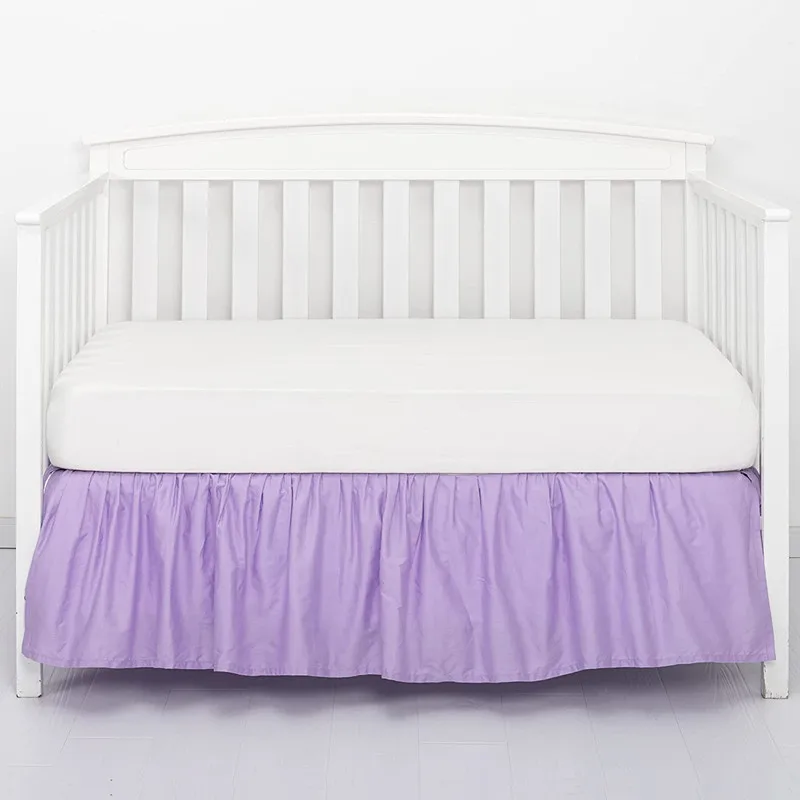 Crib Bed Skirt- 4 Sided Pleated Ruffles- for Babies and Toddlers- Lovely and Well Made - Image 10