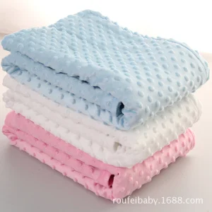 Double-layer Baby Blanket- 102x76cm- Soft and Snuggly