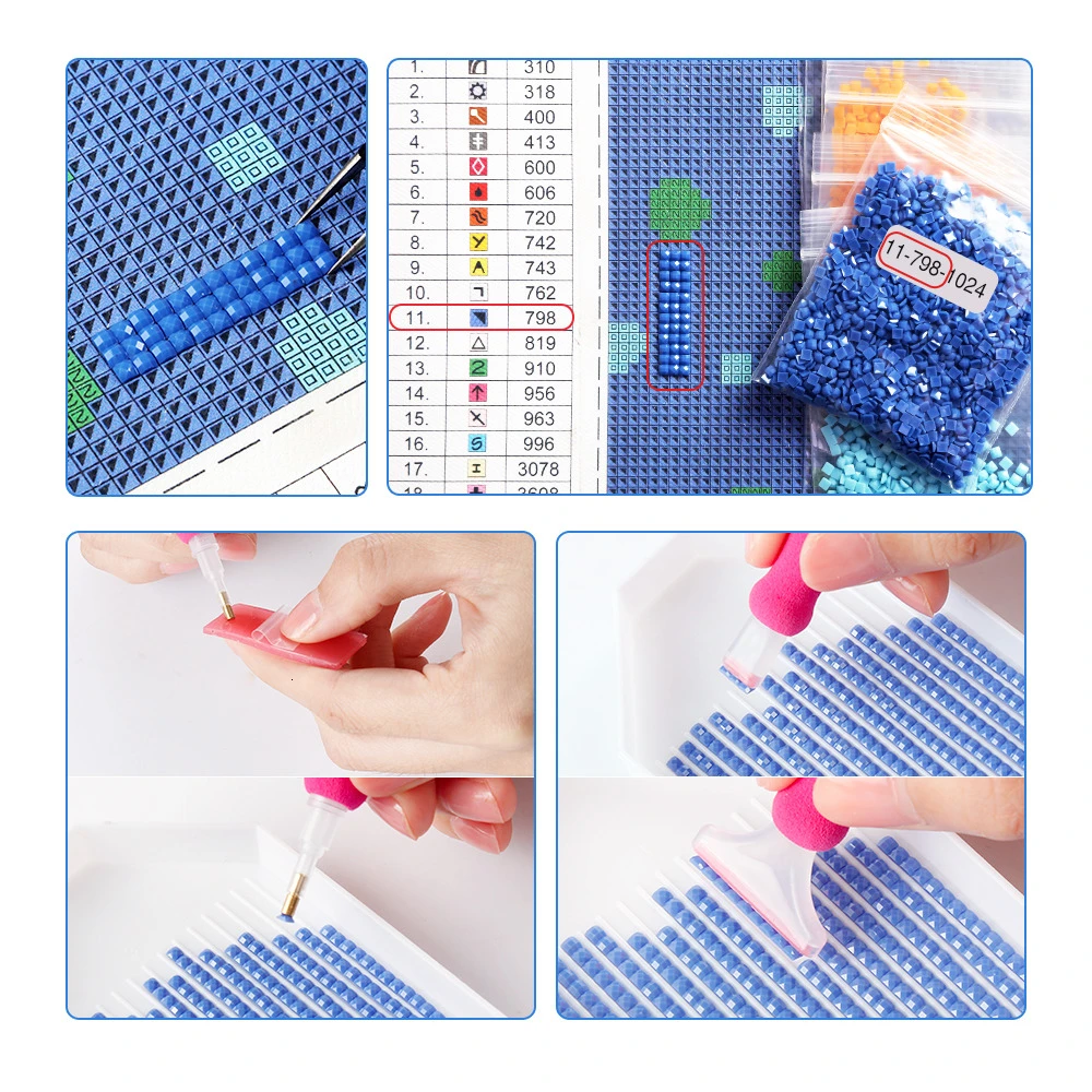 5D Peony Diamond Painting- 30x40cm Full Round - Image 5