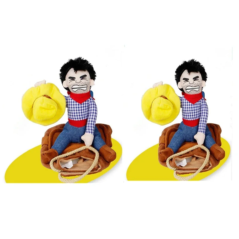 Party Dog Clothes- Funny Cowboy on Saddle- Small to Extra-large Sizes - Image 7