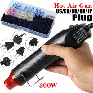 300W Electrical Mini Heat Gun- Handheld Hot Air Gun- 300-PCS- DIY Craft Embossing. Shrink Wrapping, etc.