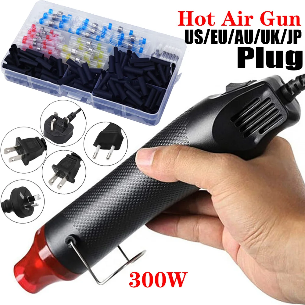 300W Electrical Mini Heat Gun- Handheld Hot Air Gun- 300-PCS- DIY Craft Embossing. Shrink Wrapping, etc.