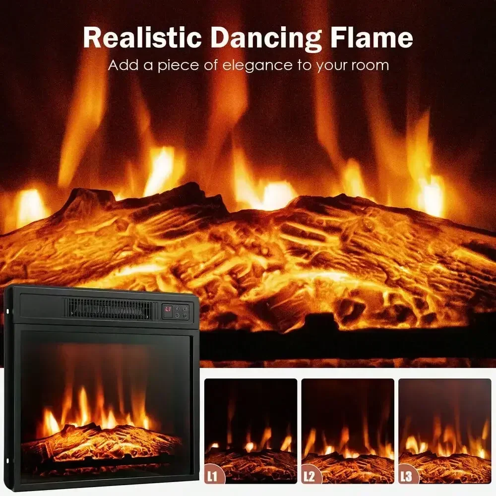 Freestanding Electric Fireplace- Wall-Mounted Heater - Image 5
