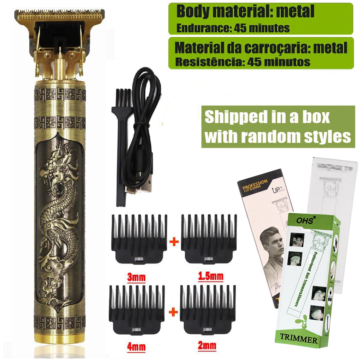 T9 Hair Clipper- Repair Beard- Shaving Body Hair- Electric Barber Machine - Image 8