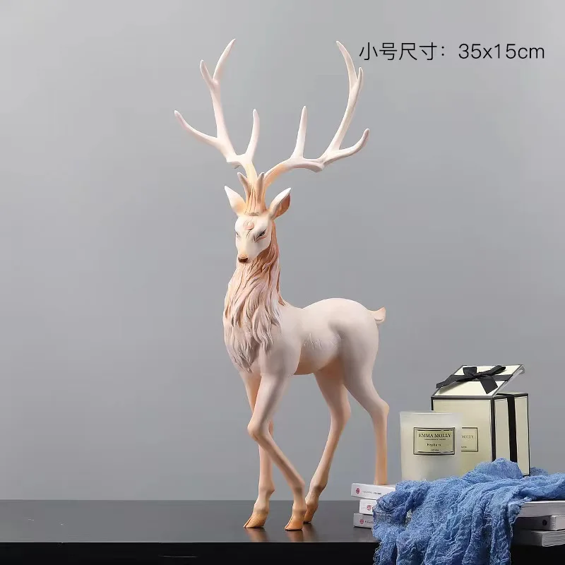 High-End Deer Statue- Elk Sculpture- Luxury Home Decor - Image 10