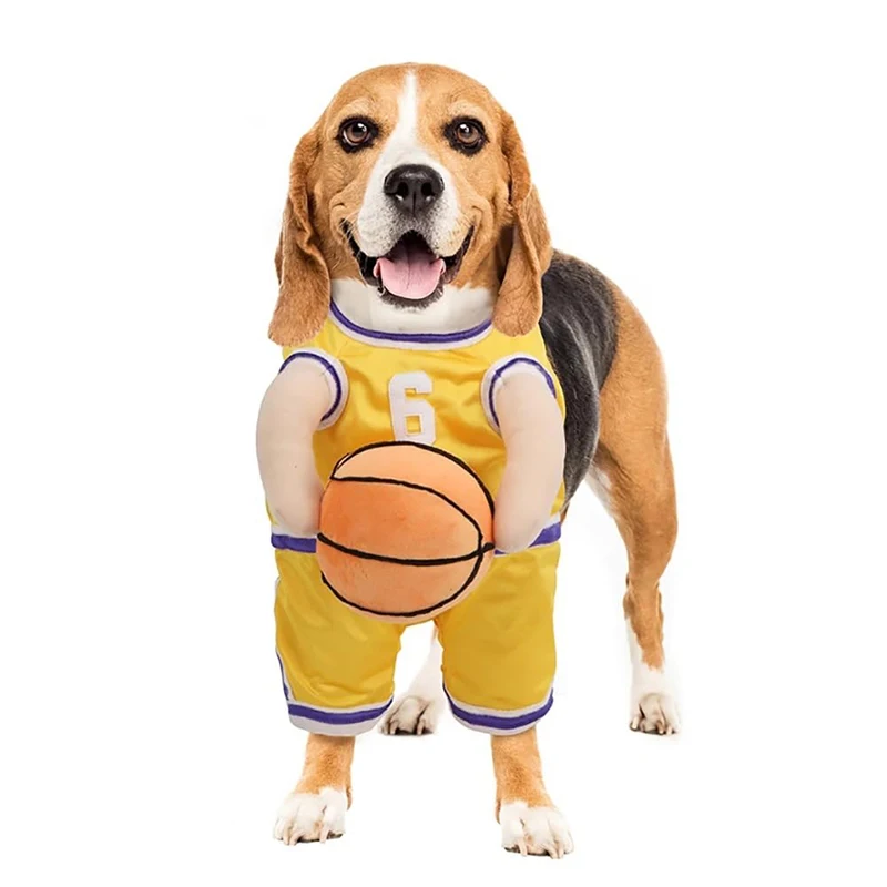Dog Basketball Costume with Ball- Halloween- Just Because It's Funny - Image 2