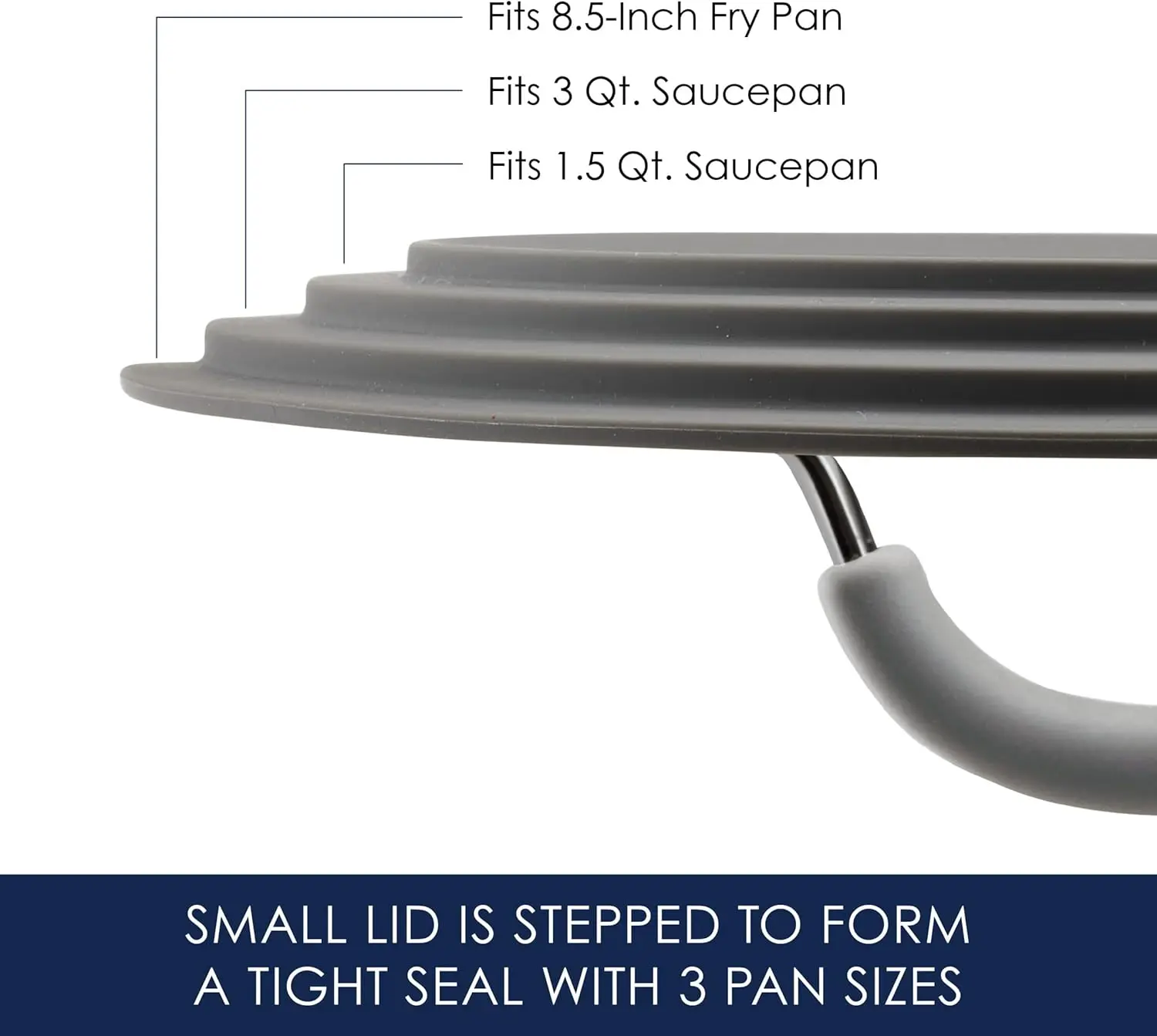 Rachael Ray's Cook + Create Non-stick Cookware/Pots and Pan Set- 10 Pieces- Gray - Image 5