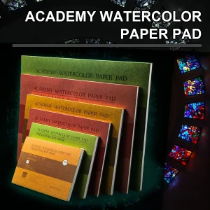 100% Cotton Watercolor Paper- Sealing Pad- 32K,16K 20 Sheets 300gsm Painting Book For Artists