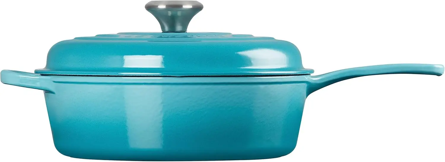 Le Creuset Enameled Cast Iron Signature Cassadou- 3.75 qt.- 3 Colors - Image 2