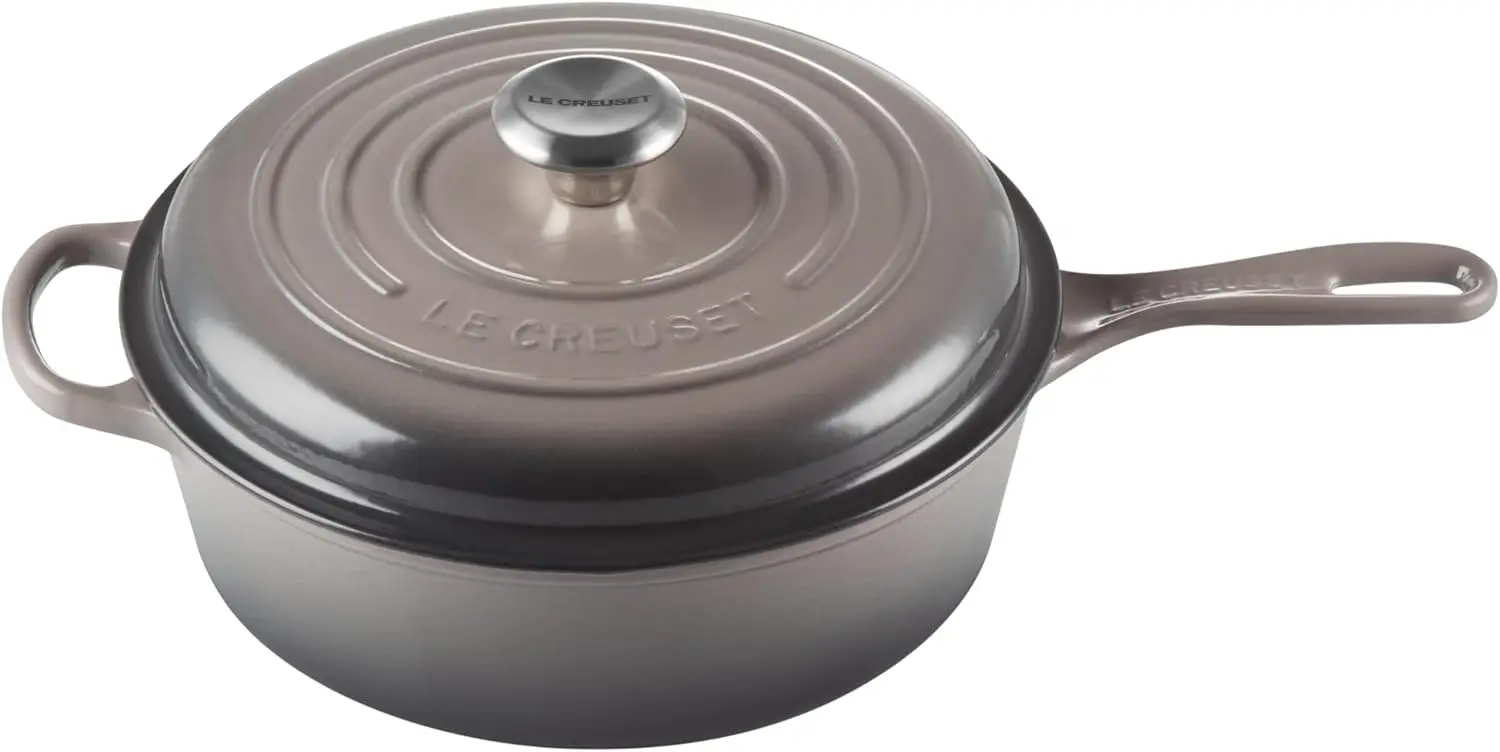 Le Creuset Enameled Cast Iron Signature Cassadou- 3.75 qt.- 3 Colors - Image 7