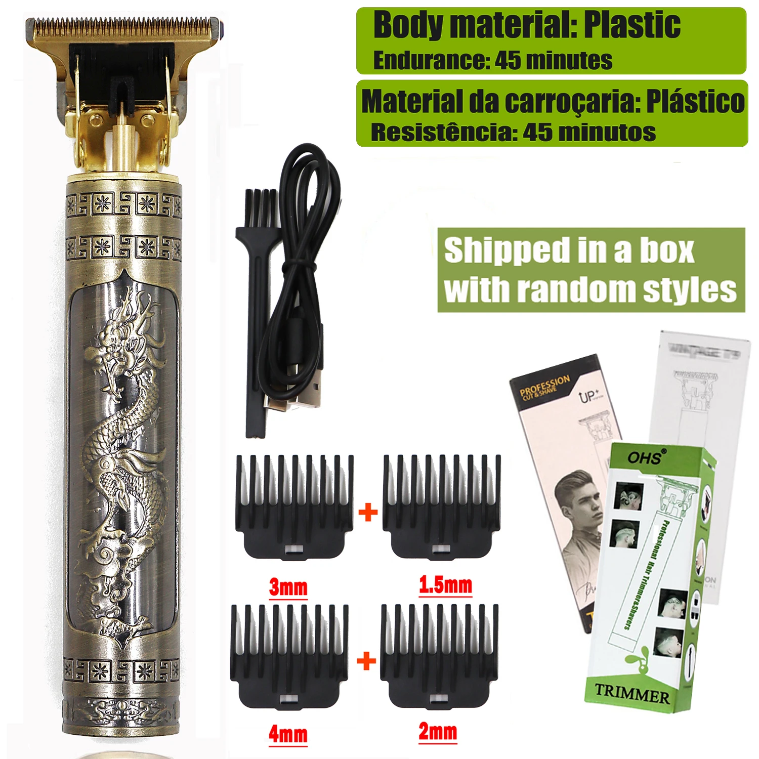 T9 Hair Clipper- Repair Beard- Shaving Body Hair- Electric Barber Machine - Image 16