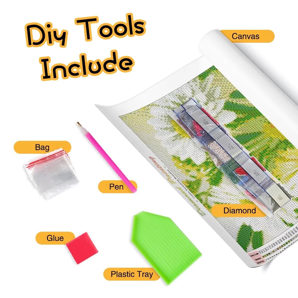 Diamond Mosaic Owls- 5D DIY Full-Square/Round Diamond Painting - Image 4