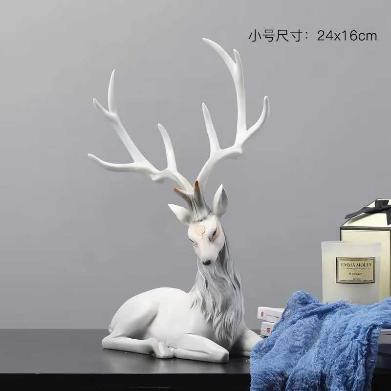 High-End Deer Statue- Elk Sculpture- Luxury Home Decor - Image 7