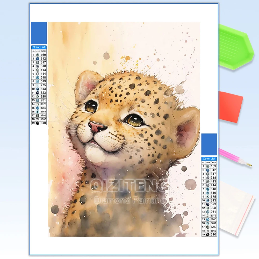 Baby Animal Diamond Paintings- Full Round or Square Drills- 30x40 cm or 40x50 cm - Image 18
