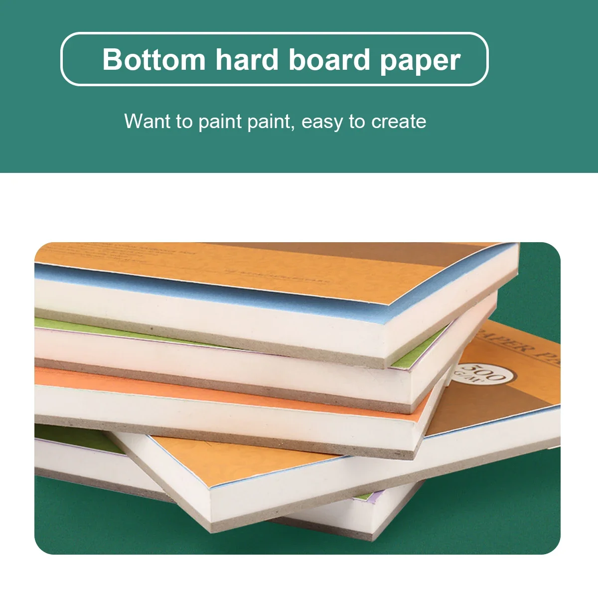 100% Cotton Watercolor Paper- Sealing Pad- 32K,16K 20 Sheets 300gsm Painting Book For Artists - Image 3