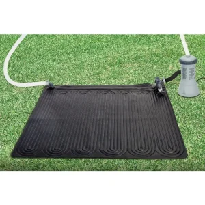 Solar Mat- Above-Ground Swimming Pool Water Heater- 8,000 GPH Pool- Black (4 Pack)