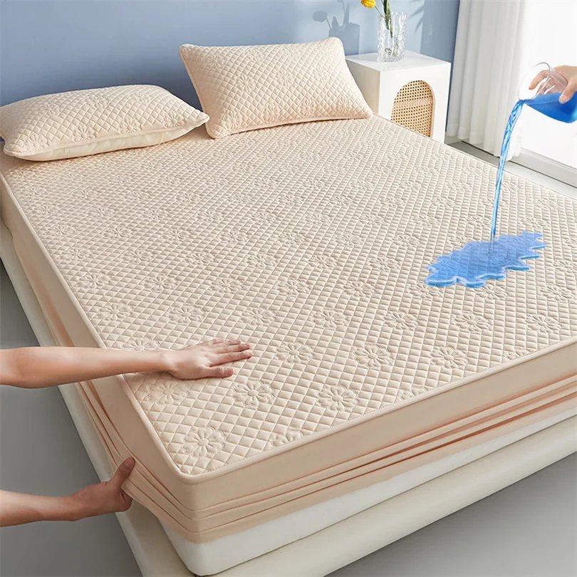 100% Waterproof- Thick Bedding, Mattress Cover- Mattress Protector- Twin, Full, Queen, C King, and King-Size- Many Colors - Image 12