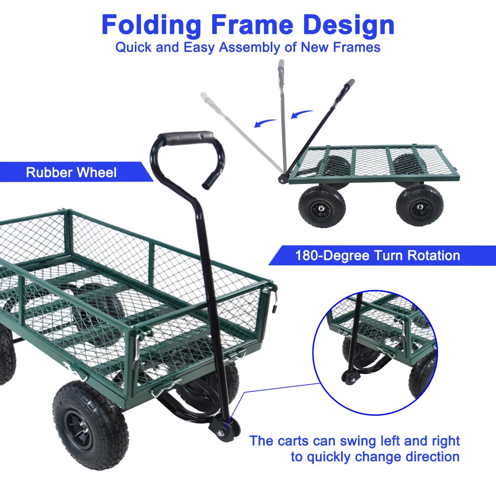 Garden Wagon- Make It Easier To Transport Firewood, Compost, Groceries, Tools, etc. - Image 6