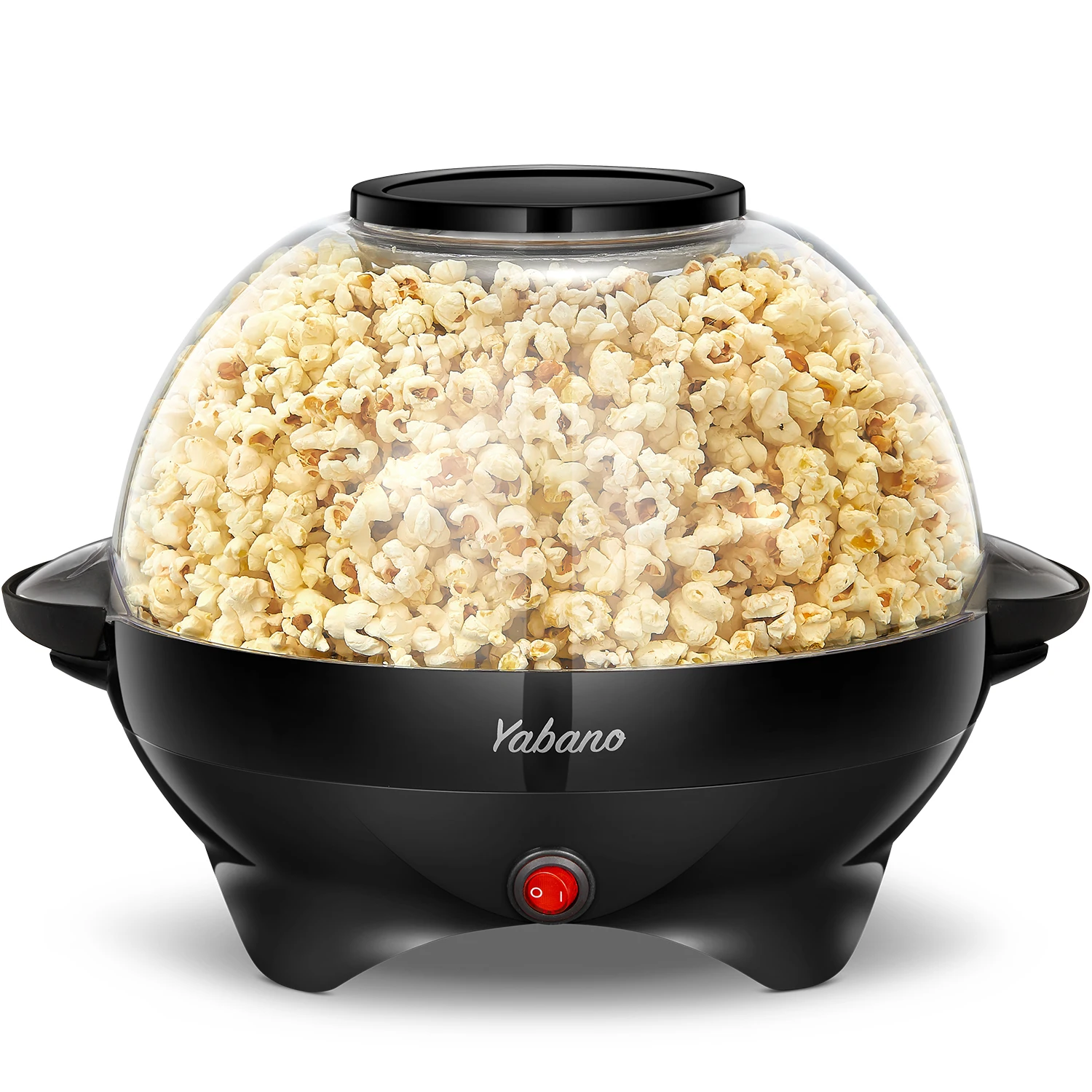 6-Quart Popcorn Machine- Nonstick Plate- Electric Stirring with Quick-Heat Technology- Cool Touch Handles - Image 7