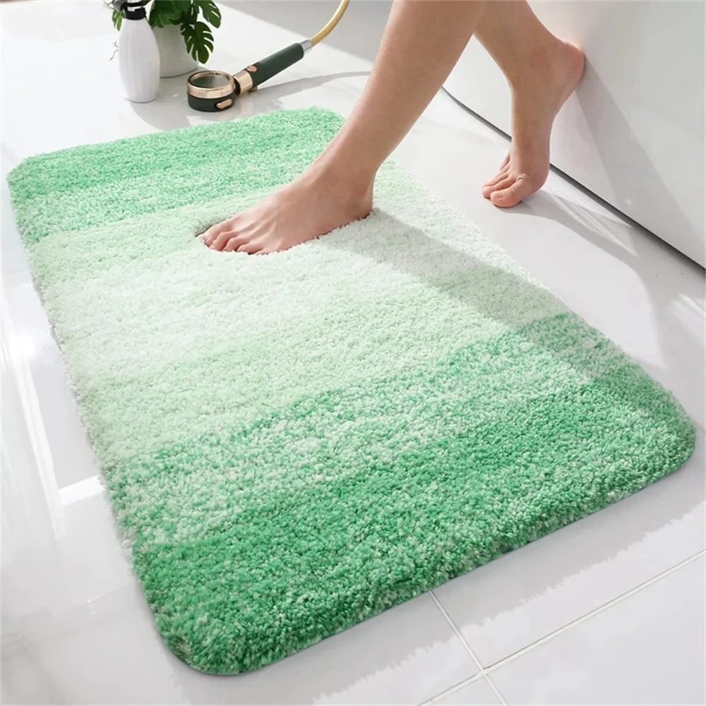 Luxury Bath Mat- U-Shaped Extra-Soft Bathroom Rug- Absorbent, Non-Slip- Contour Toilet Mat- Many Colors and Sizes - Image 12