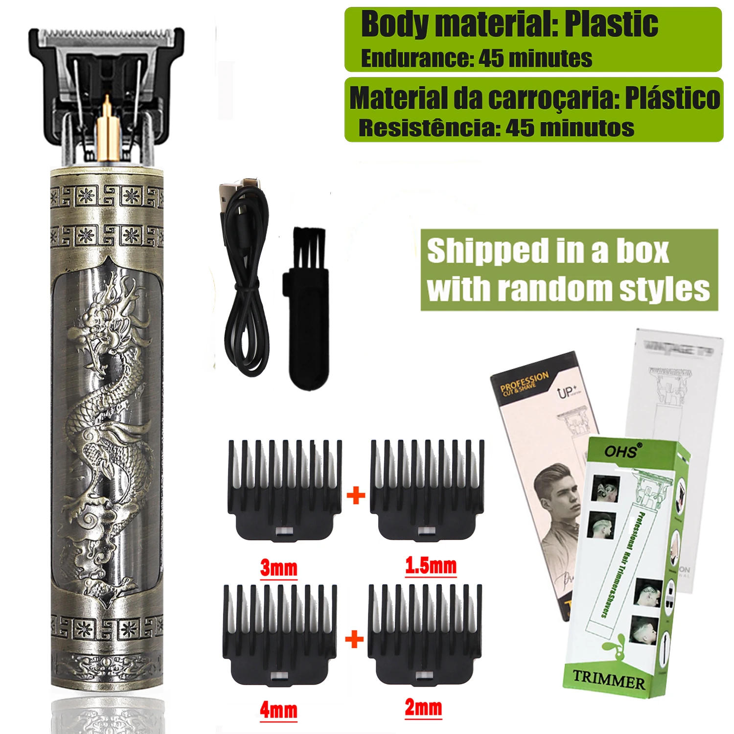 T9 Hair Clipper- Repair Beard- Shaving Body Hair- Electric Barber Machine - Image 14