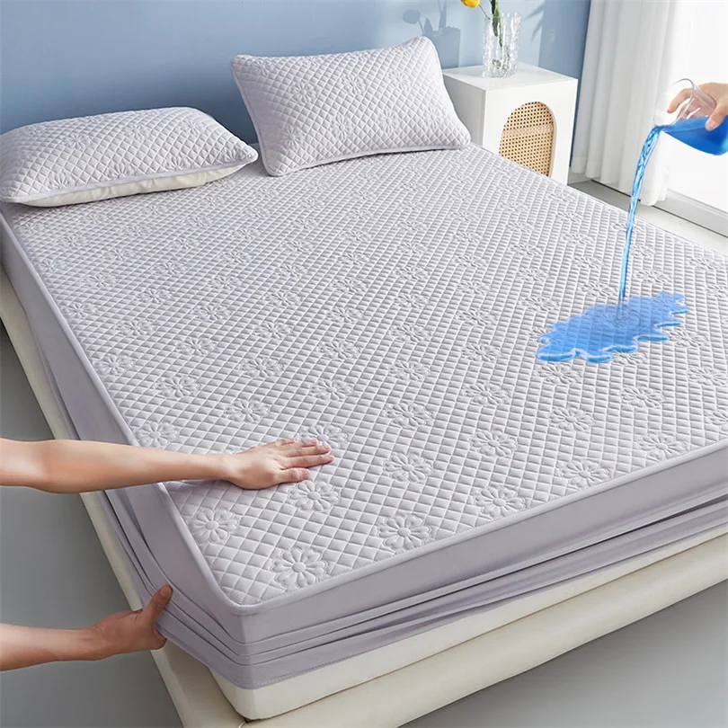 100% Waterproof- Thick Bedding, Mattress Cover- Mattress Protector- Twin, Full, Queen, C King, and King-Size- Many Colors - Image 9