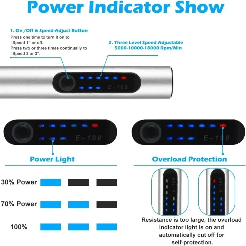 Electric Engraving Pen- USB Cordless Rotary Tool Kit- Woodworking Engraving Pen- Jewelry, Metal, Glass - Image 4