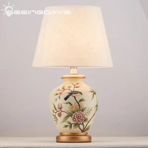 High-end Table / Bedroom Lamp- Decorative Ceramic Table Lamp