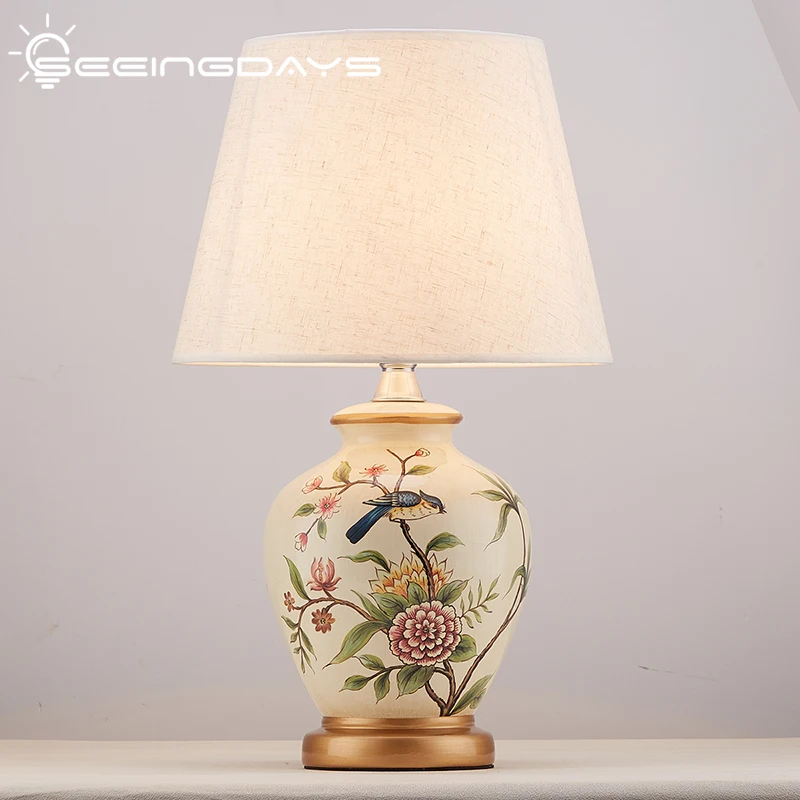 High-end Table / Bedroom Lamp- Decorative Ceramic Table Lamp