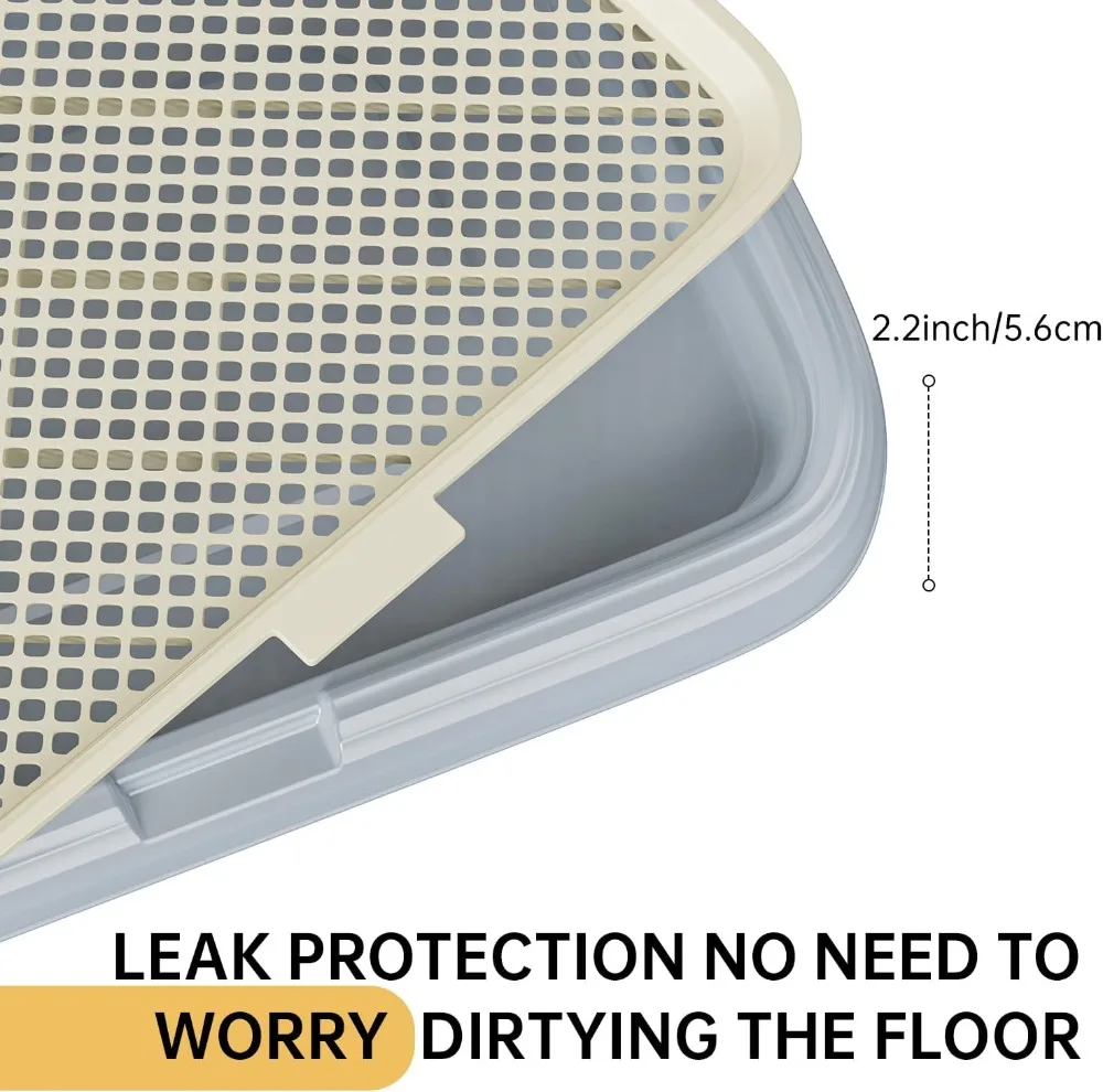 Dog Potty Tray- 23.6"x17.7"- Indoor Pet Pee Pad Holder- Puppy Training - Image 5