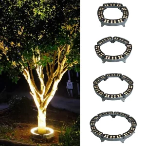 LED Tree-Hugging Outdoor Lamp- Waterproof- IP65 Spotlight- Lighting for Garden, Patio, Courtyard, etc.