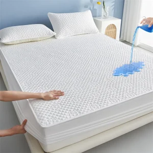 100% Waterproof- Thick Bedding, Mattress Cover- Mattress Protector- Twin, Full, Queen, C King, and King-Size- Many Colors