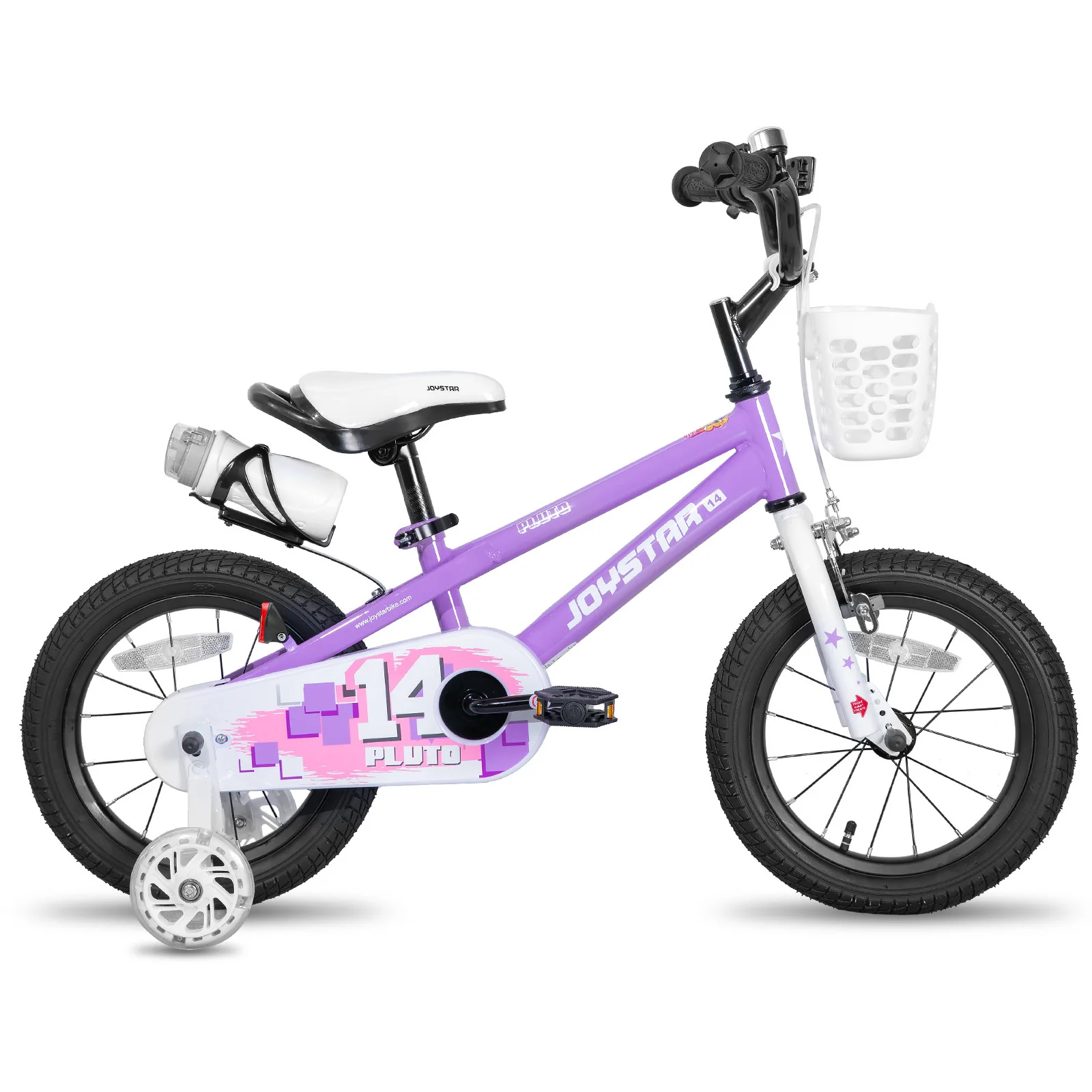 Kids' Bike with Light Up Training Wheels- Kids' Bicycle for Boys/ Girls Age 3-12 Years- Many Sizes and Colors - Image 15