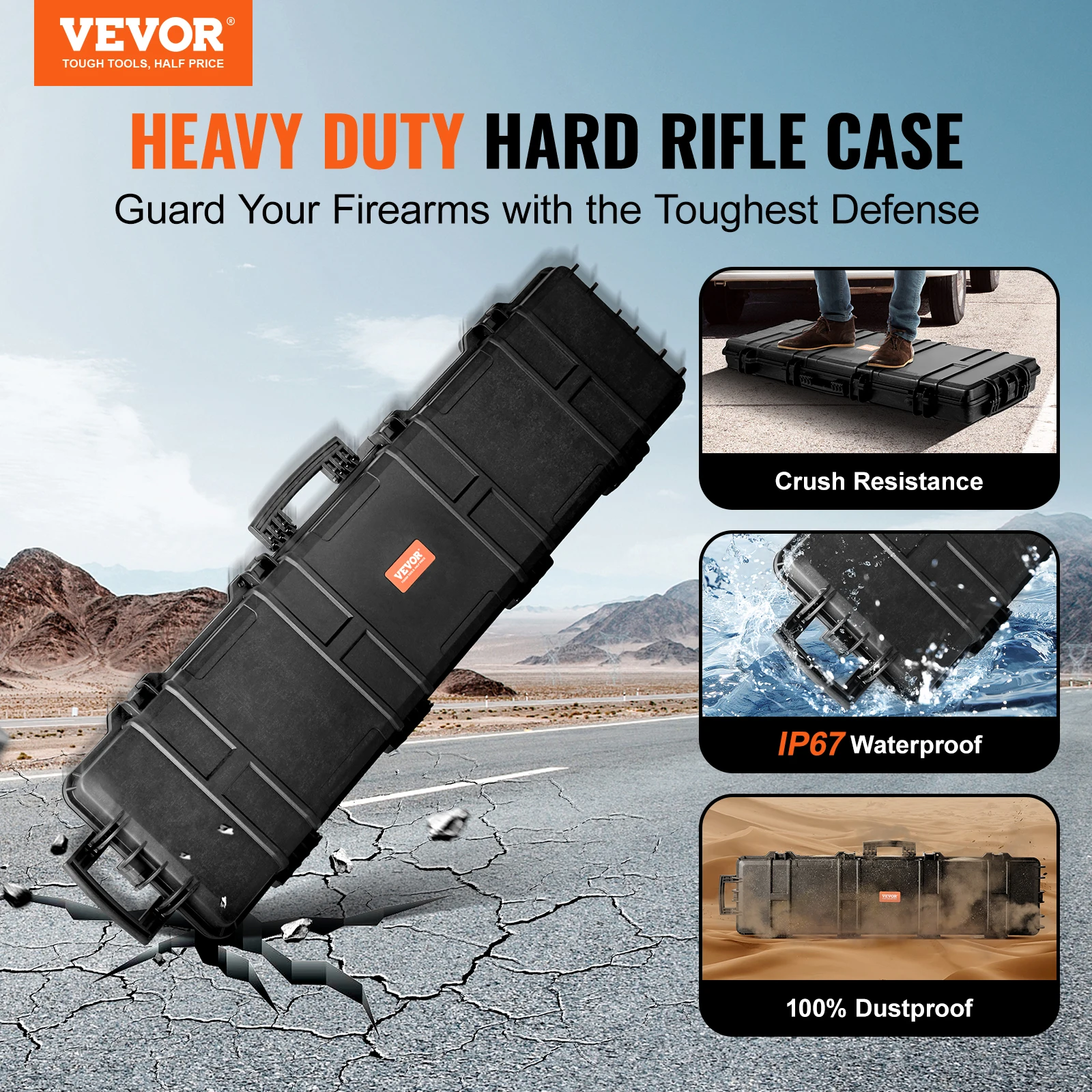 Rifle Hard Protective Case- Shockproof and Waterproof - Image 2