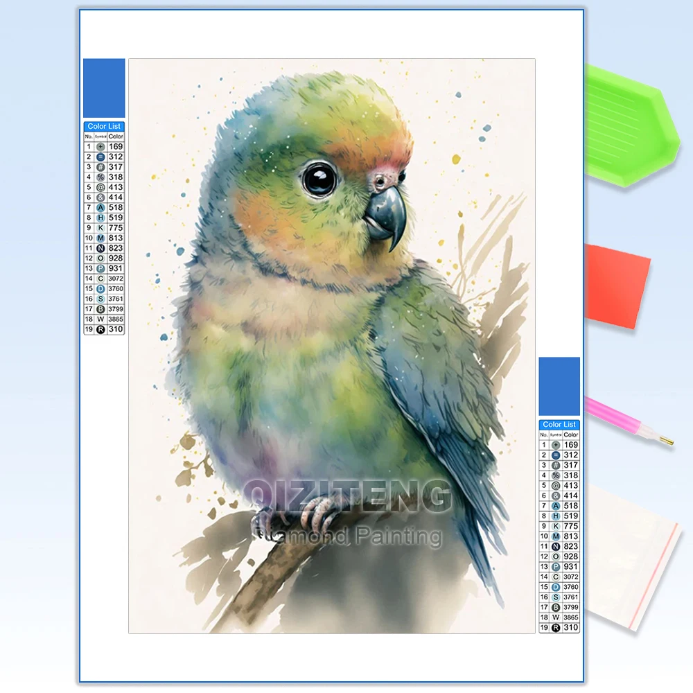 Baby Animal Diamond Paintings- Full Round or Square Drills- 30x40 cm or 40x50 cm - Image 13