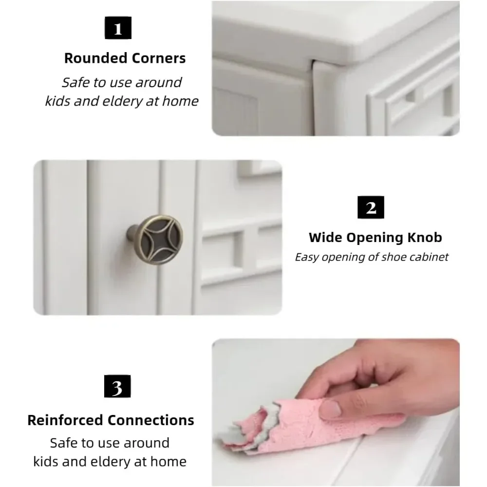 Outdoor Storage Shed- Plastic Storage Cabinet- Horizontal Resin Tool Shed for Garden- All-Weather Outdoor Storage - Image 3