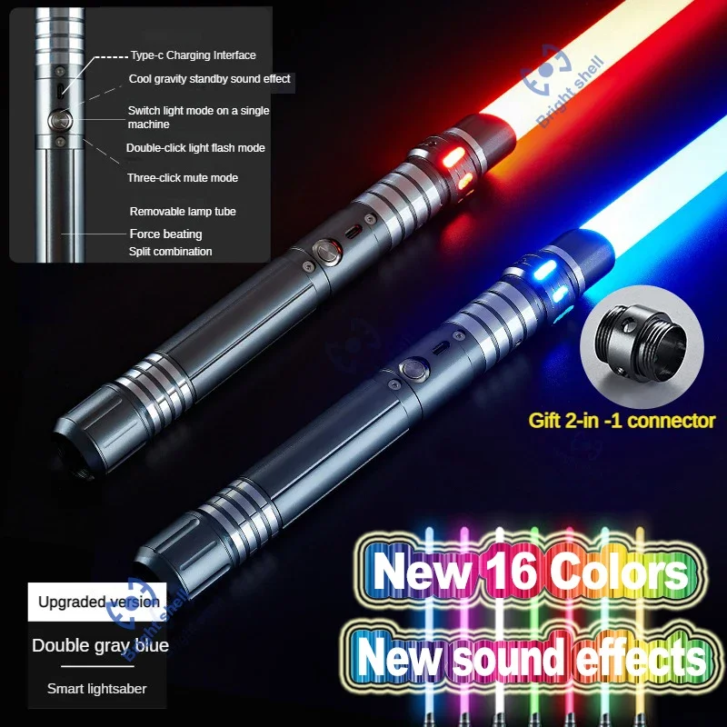 Metal, Toy Lightsaber- 15 Colors- Sound Effects- Force Blaster Toy- Jedi Laser Sword - Image 16