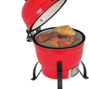 13" Kamado Charcoal Grill- BBQ Kettle with Lid