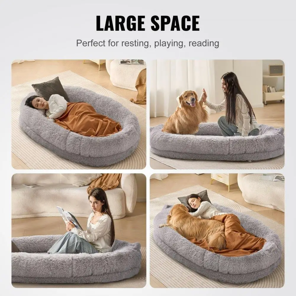 Extra Large Dog Bed- 72 x 48 x 10 in- Human Size- Washable - Image 4
