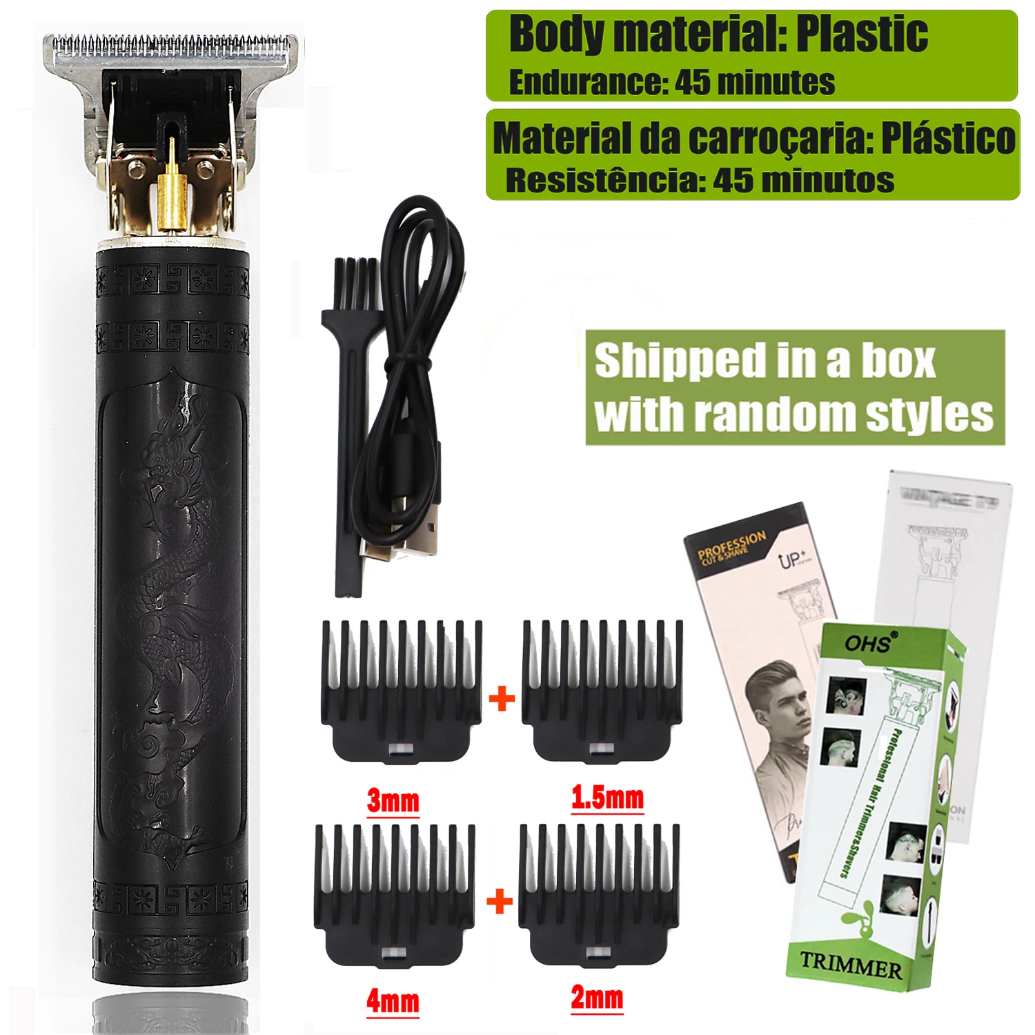 T9 Hair Clipper- Repair Beard- Shaving Body Hair- Electric Barber Machine - Image 18