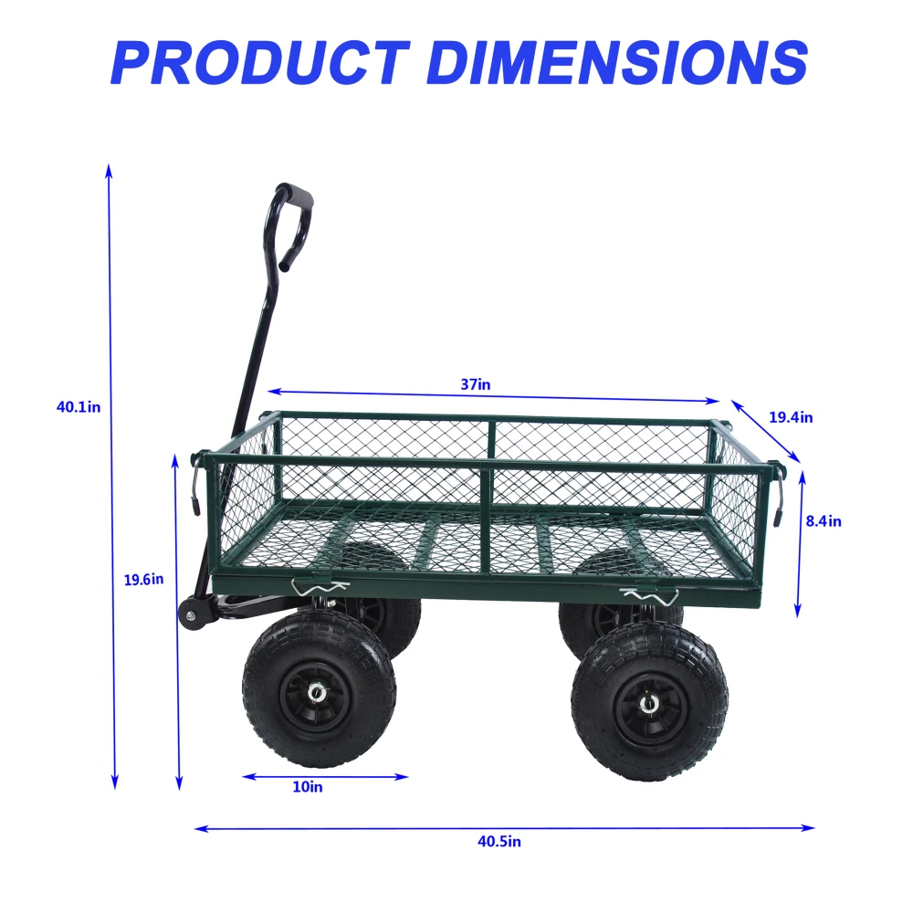 Garden Wagon- Make It Easier To Transport Firewood, Compost, Groceries, Tools, etc. - Image 4