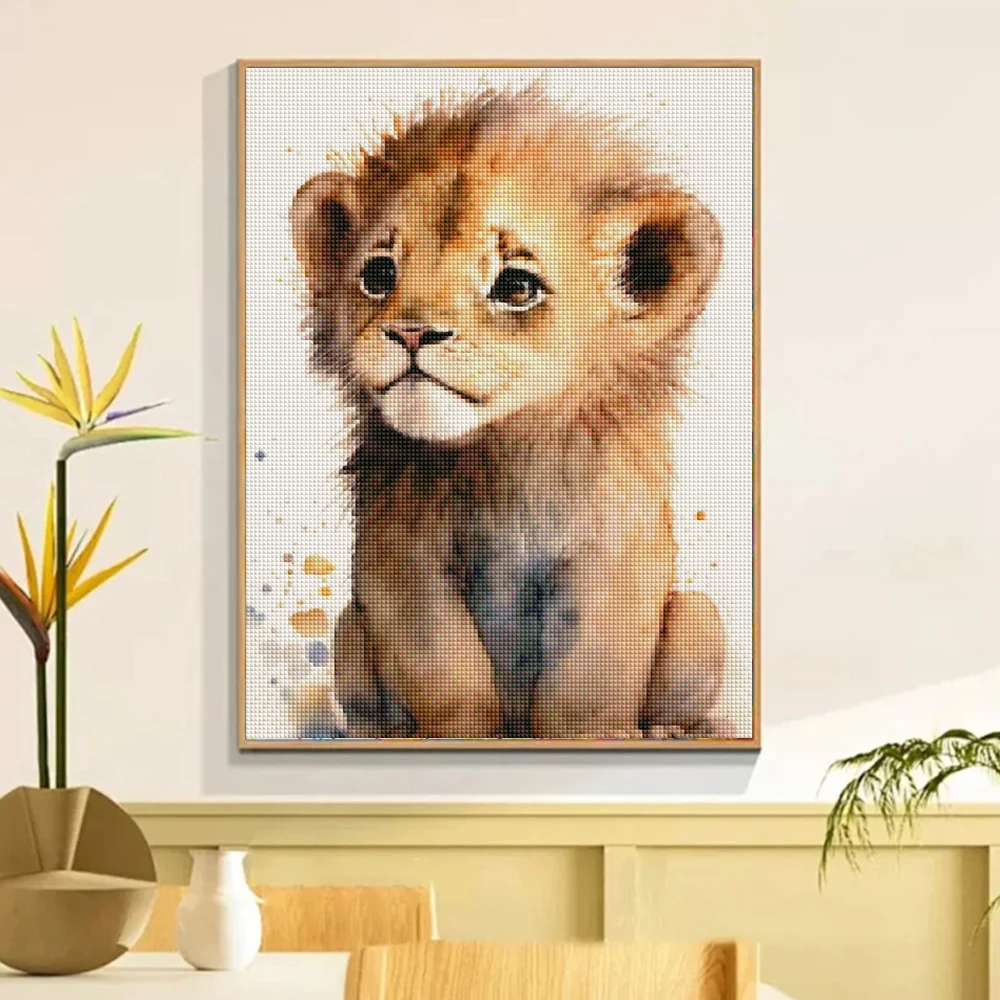 Baby Animal Diamond Paintings- Full Round or Square Drills- 30x40 cm or 40x50 cm - Image 3