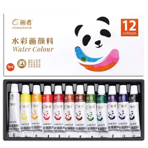 Watercolor Paint Set- 12 Colors- 5ml/0.17oz Tubes- Vibrant Colors for Painting- Adults